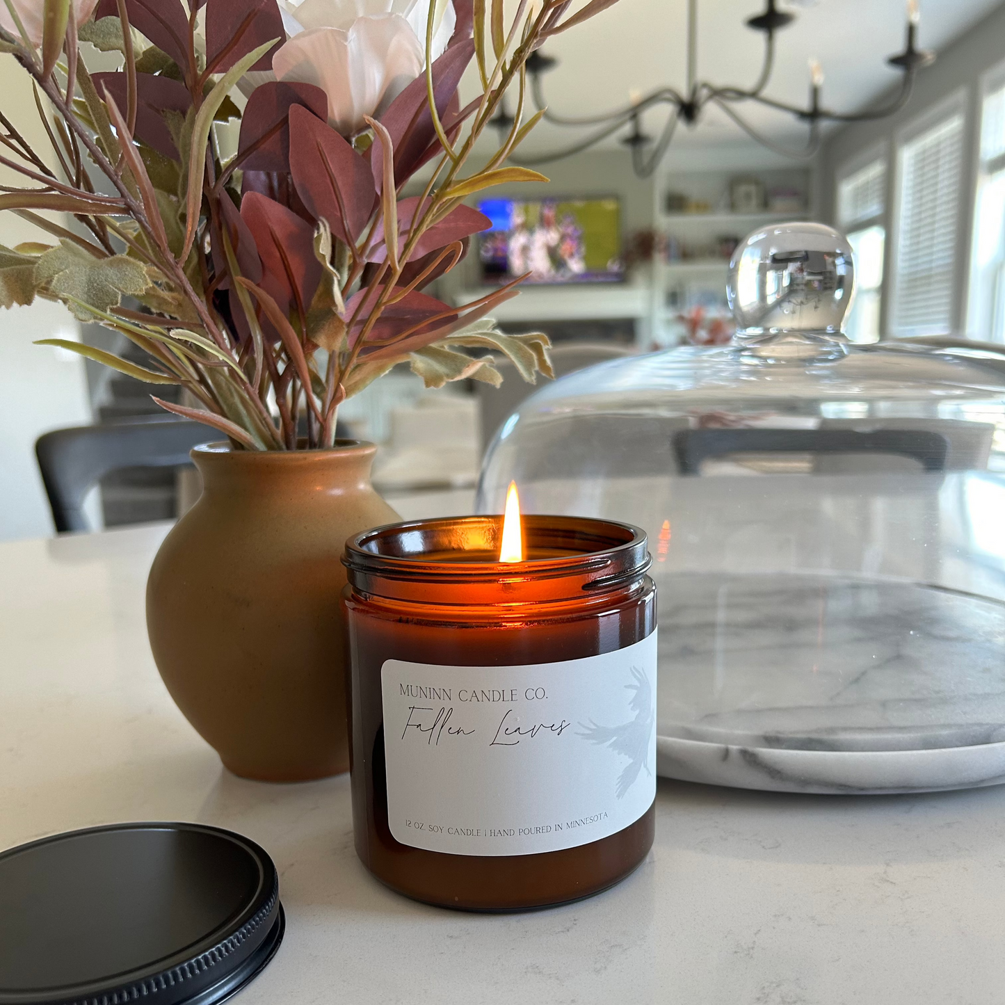 Limited Edition Amber Glass 12 Oz Candles