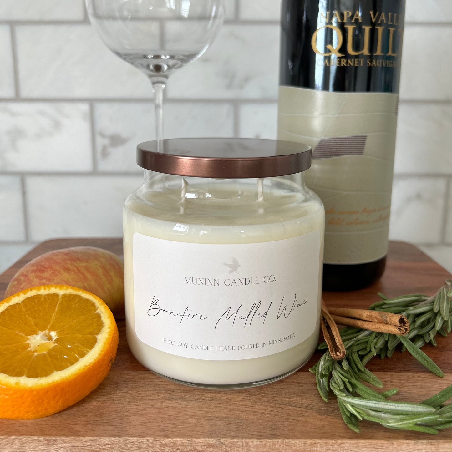 Bonfire Mulled Wine Candle